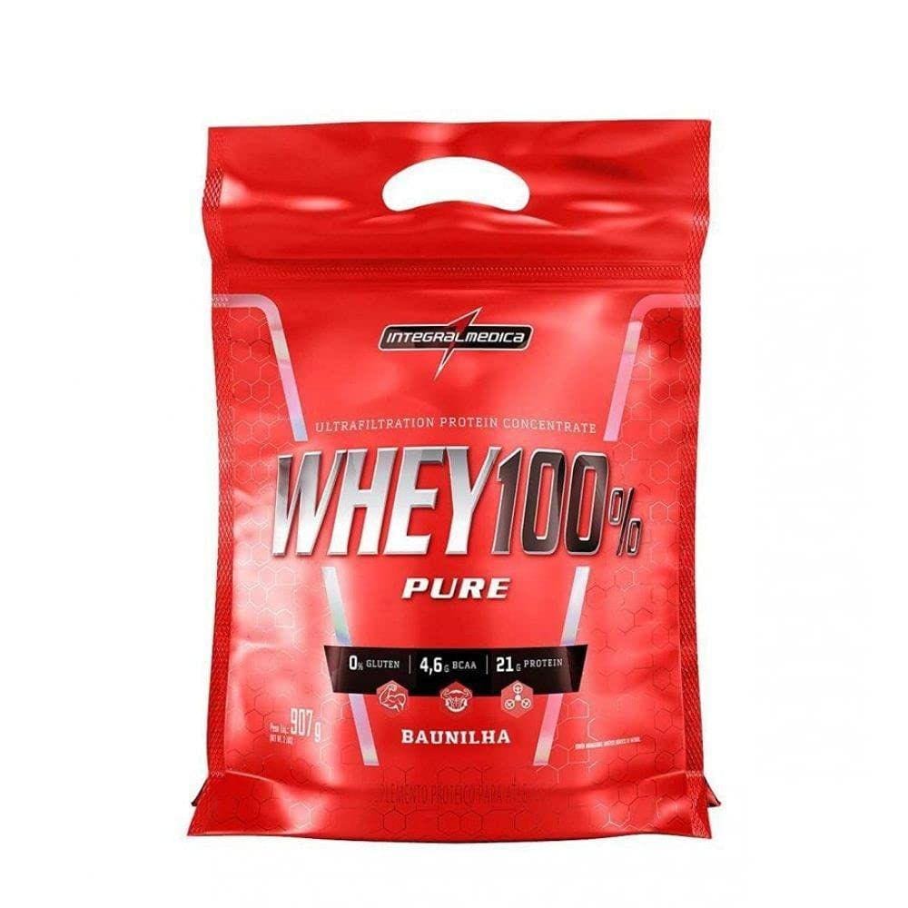 Whey 100% Pure Baunilha 907g Refil