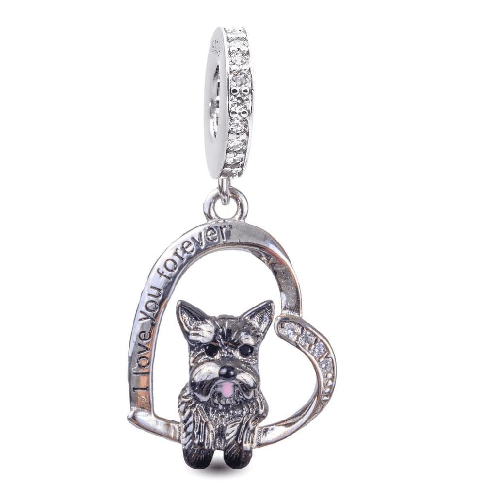 Berloque Charm Pingente Terrie Escocês Em Prata 925