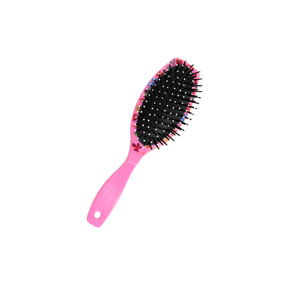 Escova De Cabelo Marilu Decorada Oval Raquete Desembaraçante