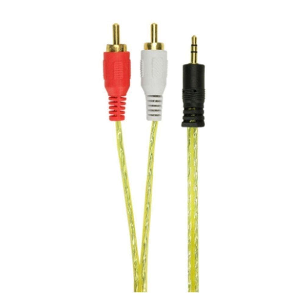 Cabo P2-Macho - 2 Rca-Macho 1,8 Metros Para Audio