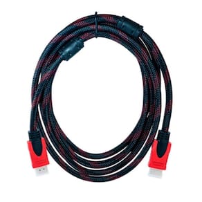 Cabo Hdmi 3 Metros Malha De Nylon P/ Notebook