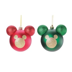 Bola De Natal Cabeca Do Mickey Em Glitter 6Cm Jg 6 1019028