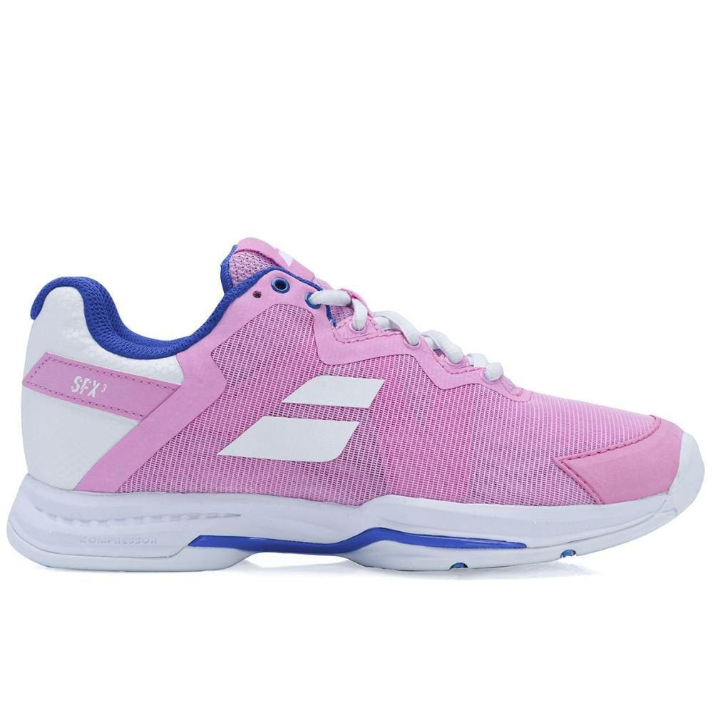 Tênis Babolat SFX3 Rosa Branco e Azul