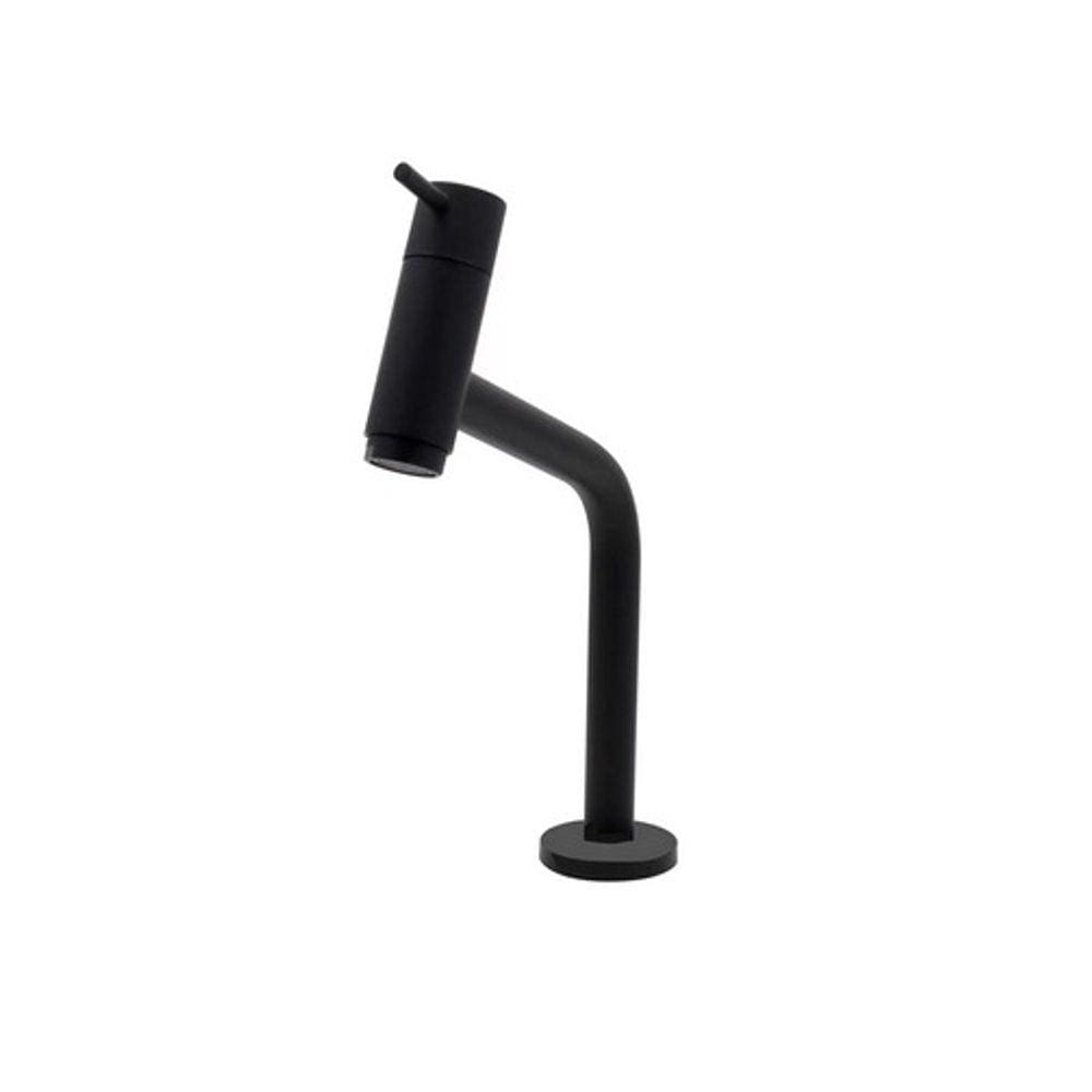 Torneira Para Banheiro Lavabo Link Bica Baixa Preto Black