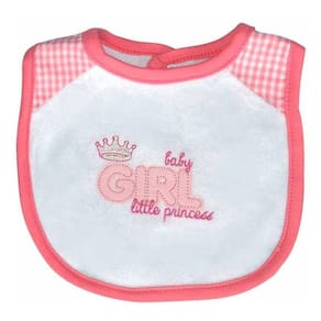 Babador Forrado Atoalhado Its A Girl Classic For Baby Rosa