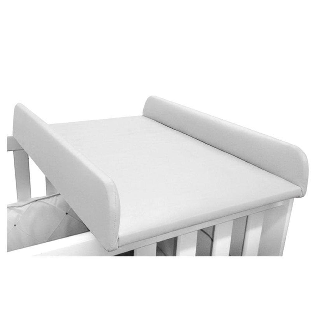 Trocador de Bebê para Berço Americano Cor Branco Brilho - Phoenix Baby