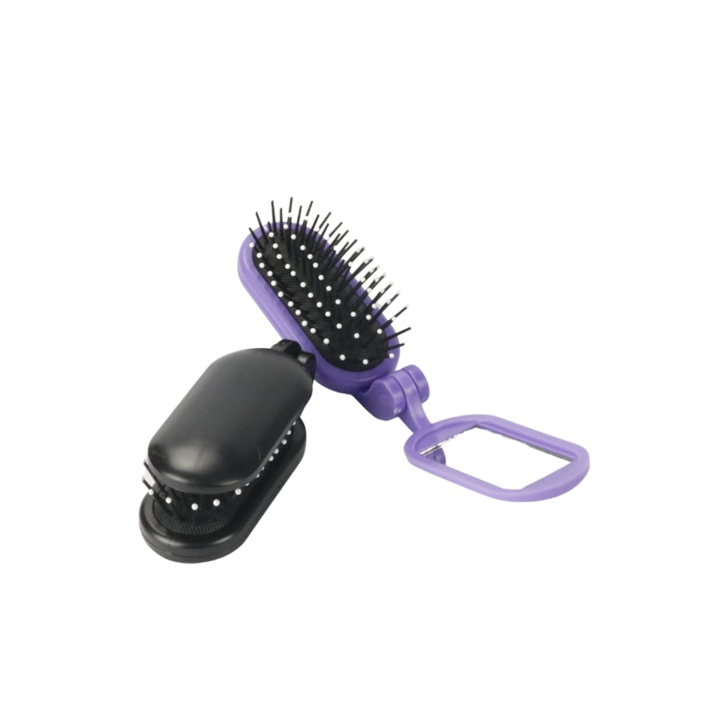 Escova De Cabelo Marilu Dobravel Com Espelho Almofada Macia