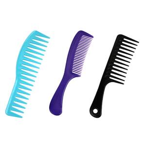 Kit3 Pentes De Cabelo Luxo Marilu Dente Largo Desembaraçante