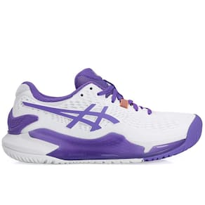 Tênis Asics Gel Resolution 9 Branco e Lilás