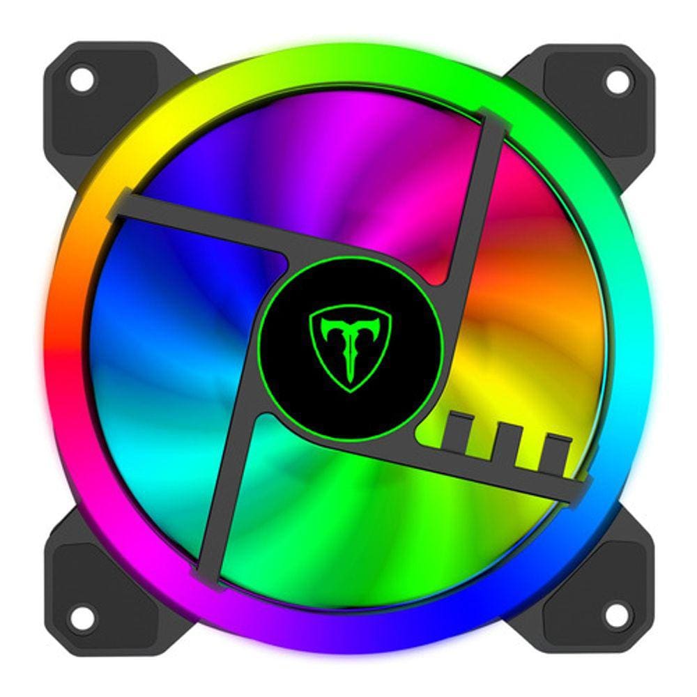 Kit Com 5 Fans T-Dagger, 120x25mm, RGB, Preto - T-TGF515