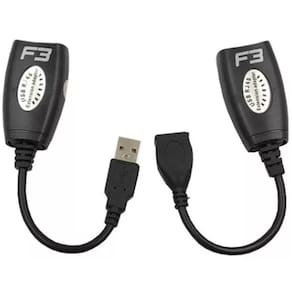 Cabo Extensor Usb Conversor De Internet Para Computadores