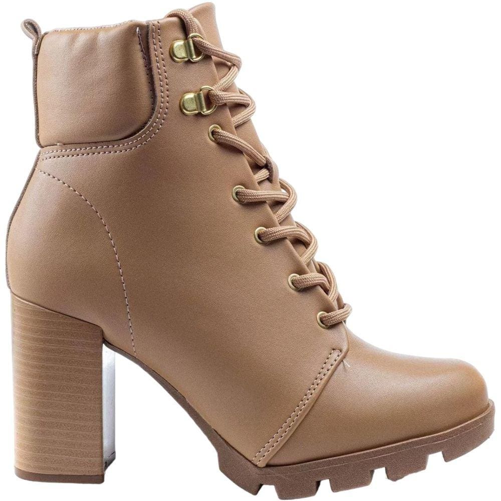 Bota Coturno Feminino Casual Tratorado Beira Rio 9074.103