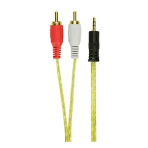 Cabo P2-macho - 2 Rca-macho Para Equipamentos De Audio