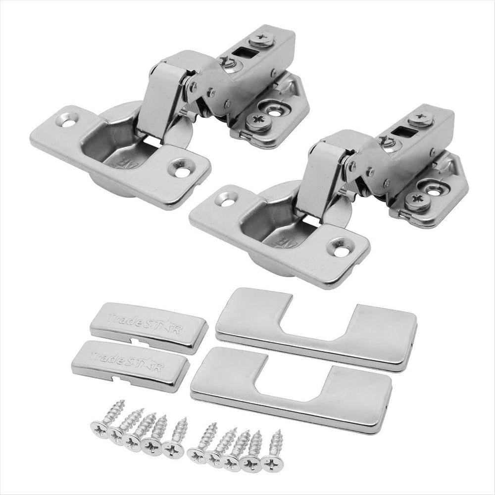 Dobradiça Click 3D 105 Soft Close Alta Capas E Parafusos