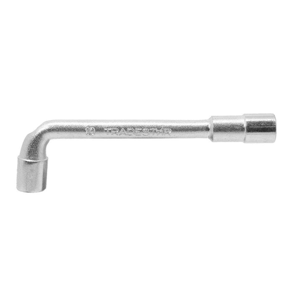 Chave L Biela Com Furo 10Mm Vazada Passante Tradestar