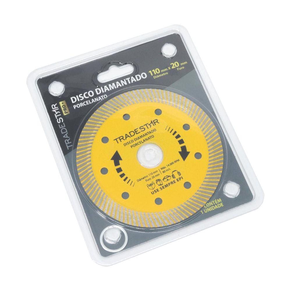 Disco Porcelanato Diamantado 110X20Mm 4.3/8 Corte Extra Fino