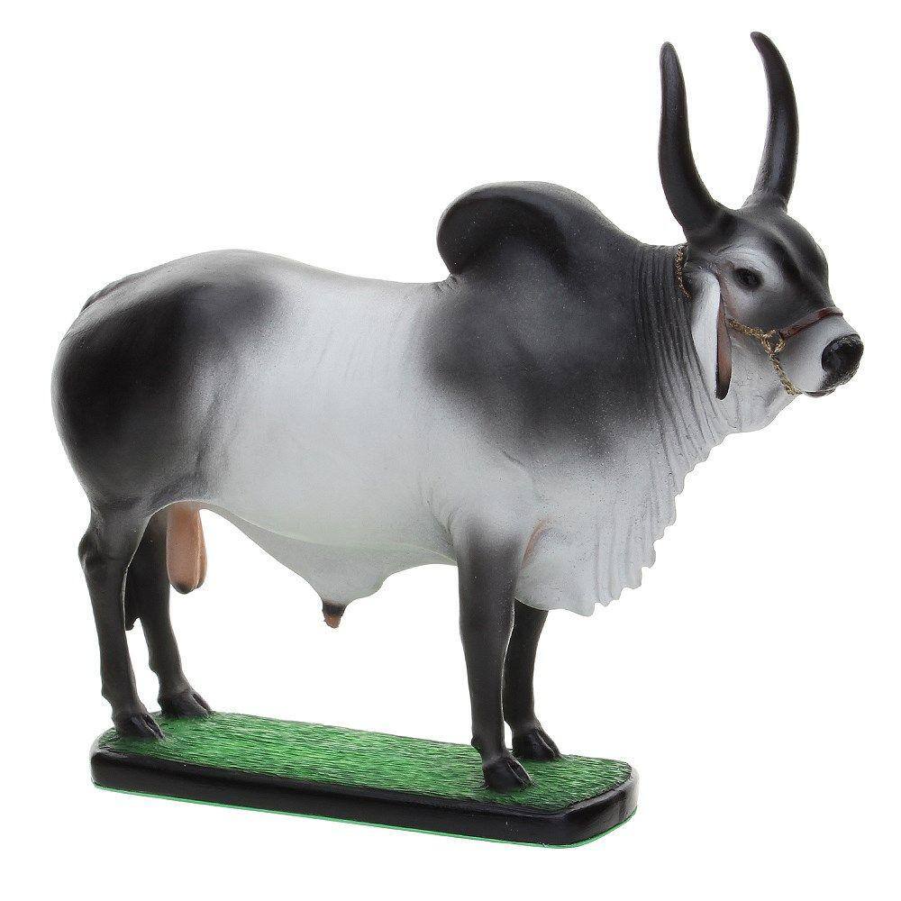 Escultura em Resina Boi Guzerá Home Western Decor 25697