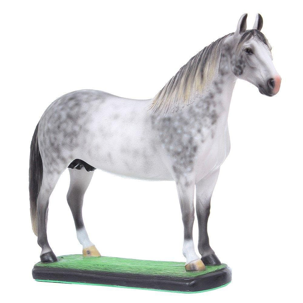 Escultura Mangalarga Marchador Tordilho em Resina Home Western Decor 27494