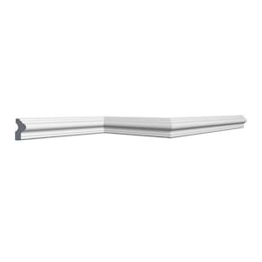 Rodameio U40 Perfil de Poliestireno HomEstar - caixa com 6 m - Branco