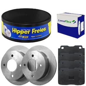 Kit Pastilha Disco Freio Gol G1 1.0 94 A 95 Dianteiro Sólido