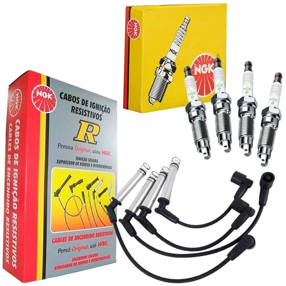 Kit Vela E Cabo Vela De Ignição Ford Escort 1.8 85 A 91 Ngk