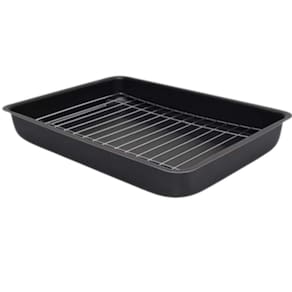 Forma Assadeira Antiaderente Com Grelha 5,3 Lts 41x30x5,5 Cm