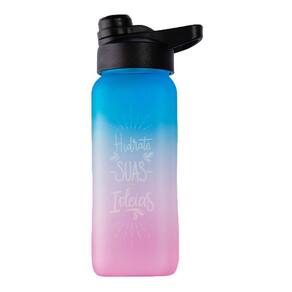 Garrafa Agua Academia Squeeze Tie Dye Com Tampa 1 Litro