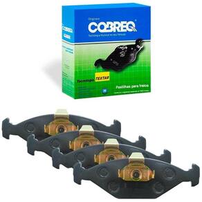 Kit Pastilha Freio Fit 2009 A 2014 Dianteira Teves Cobreq