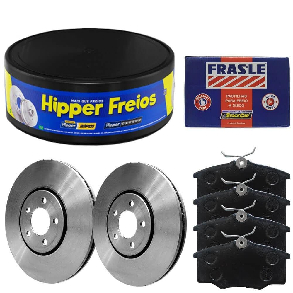 Kit Pastilha Disco Freio Passat 2.0 94 A 96 Diant Ventilado