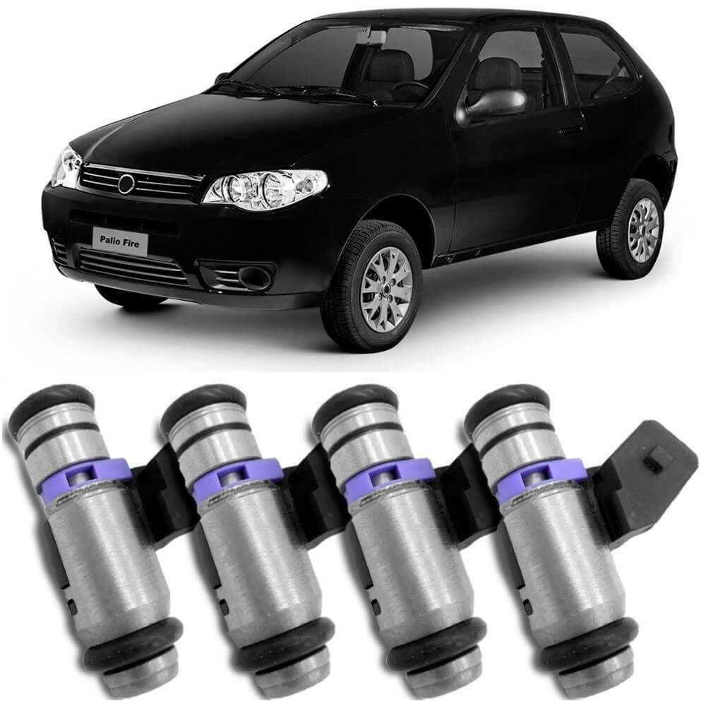 Kit 4 Bico Injetor Fiat Palio Fire 1.0 96 A 2017 Iwp065