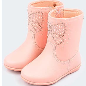 Bota Infantil Cano Curto Jujuba Feminina Pampili Ref: 367128 20/32