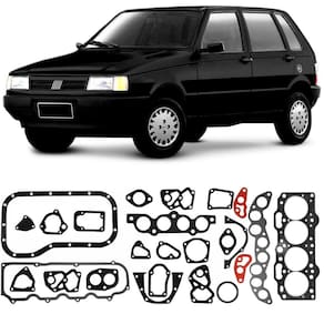 Jogo Junta Motor Fiat Uno 1.0 1.5 96 A 2004 Completo Sabó