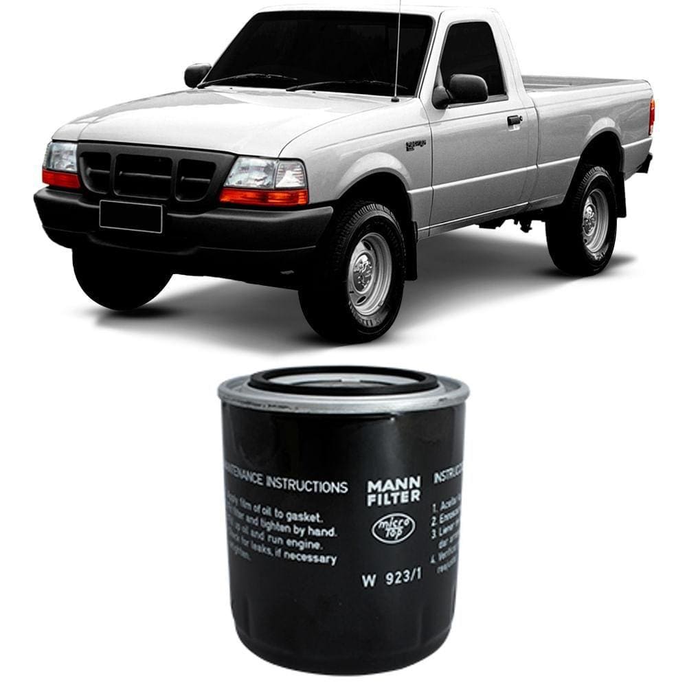 Filtro Óleo Ford Ranger 2.8 2001 A 2006 Mann