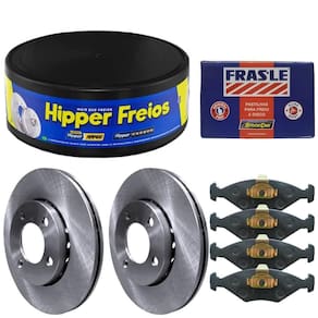 Kit Pastilha Disco Freio Fiesta 1.4 16v 97 A 99 Dianteiro