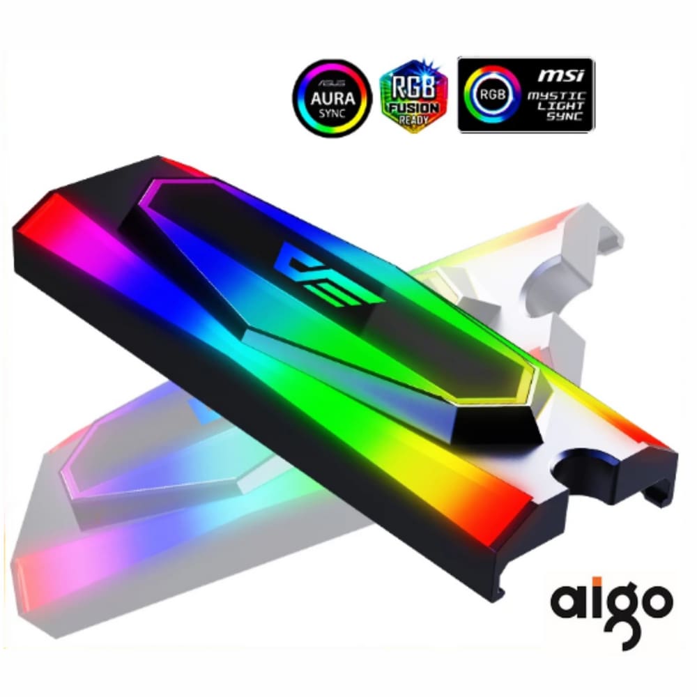 Dissipador RGB Cooler M2 Aigo Aluminum 5v Argb M.2 Ssd
