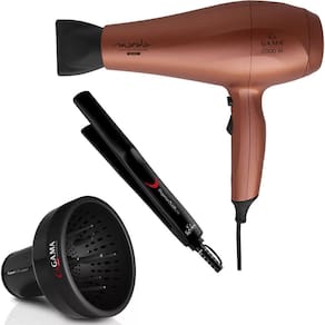 Kit Gama Biv - Secador Marula Ceramic Ion 2000W + Prancha Eleganza Plus 210ºc + Difusor Universal