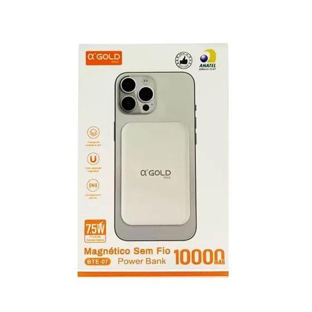 Power Bank 10000Mah Magnético