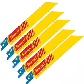 Kit 5 Lâminas Serra Sabre Corte de Metal 15cm B624 Starrett