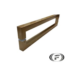 Puxador Goal Dourado Champagne 800mm Geris