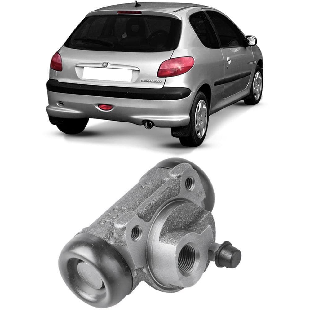 Cilindro Burrinho Roda Traseiro Passageiro Peugeot 206 207