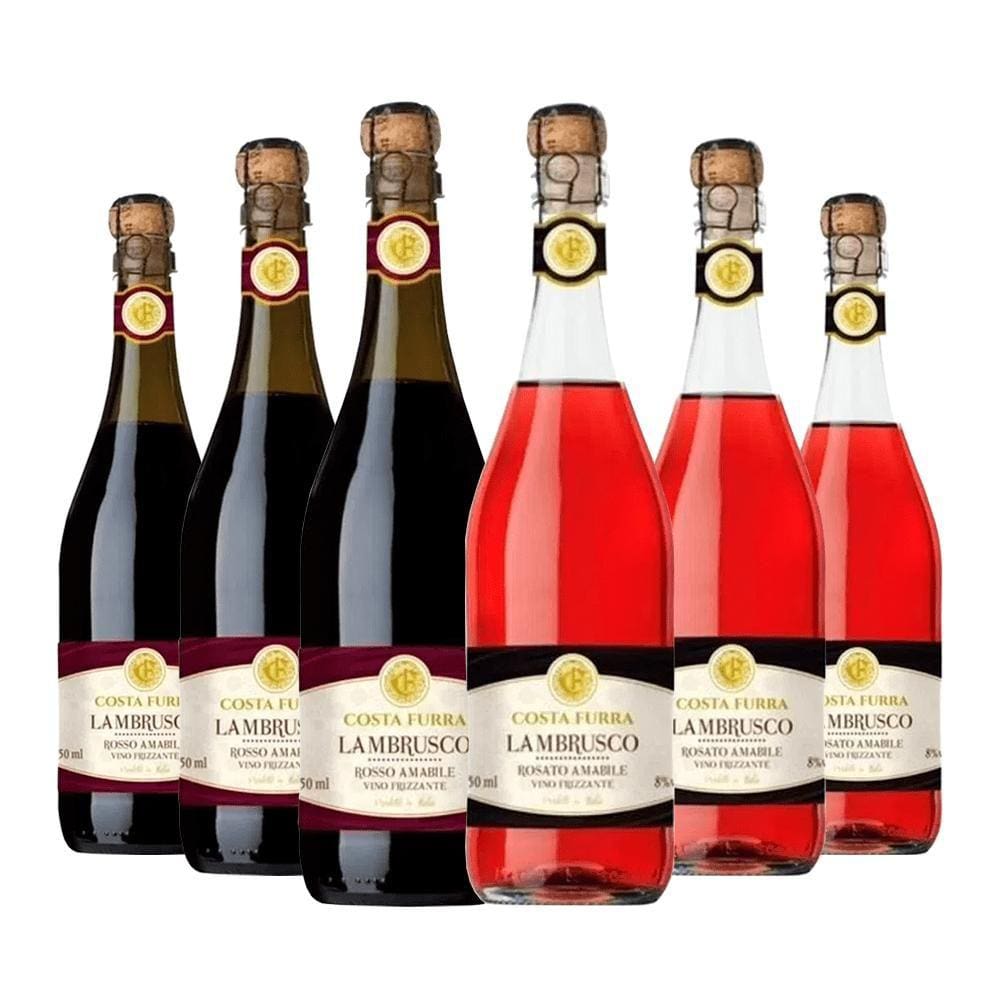 Kit 6 Lambruscos por Menos de R$23 a Garrafa