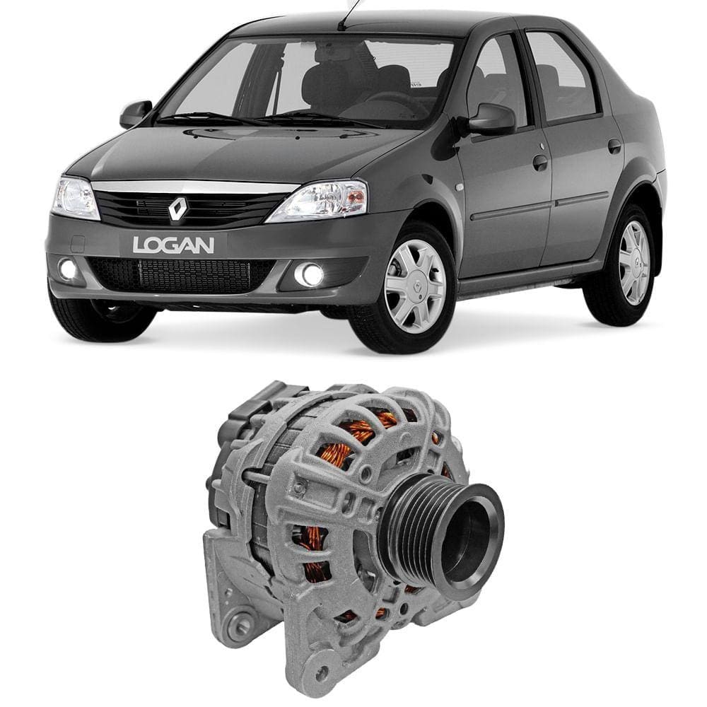 Alternador Renault Logan Sandero 1.6 2007 a 2014 SEG