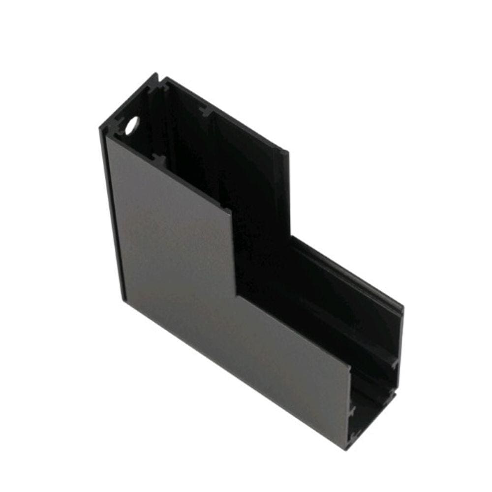 Gaya Conector para Trilho Em L Sobrepor Preto 1966