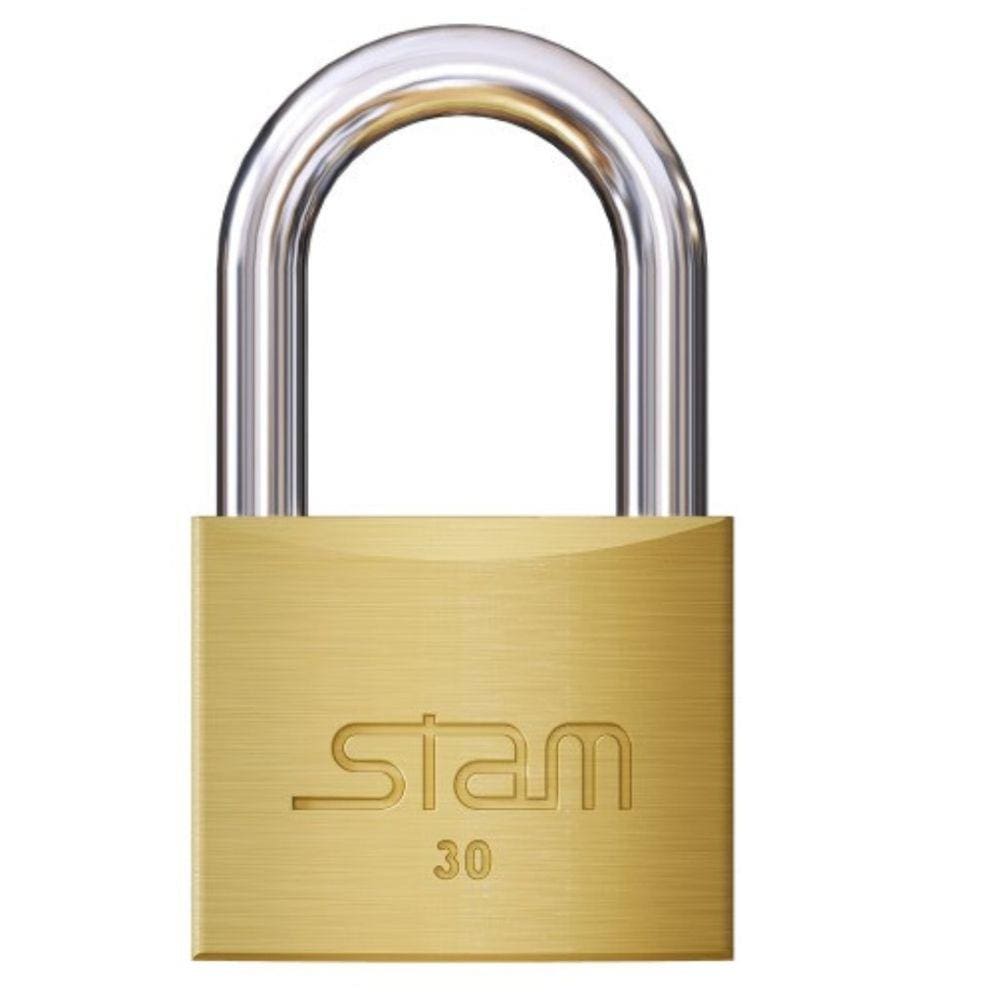 Cadeado 30 Mm Latao Macico Stam