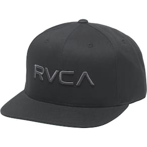 Boné RVCA Aba Reta RVCA Twill Snapback II S24 Preto/Charcoal