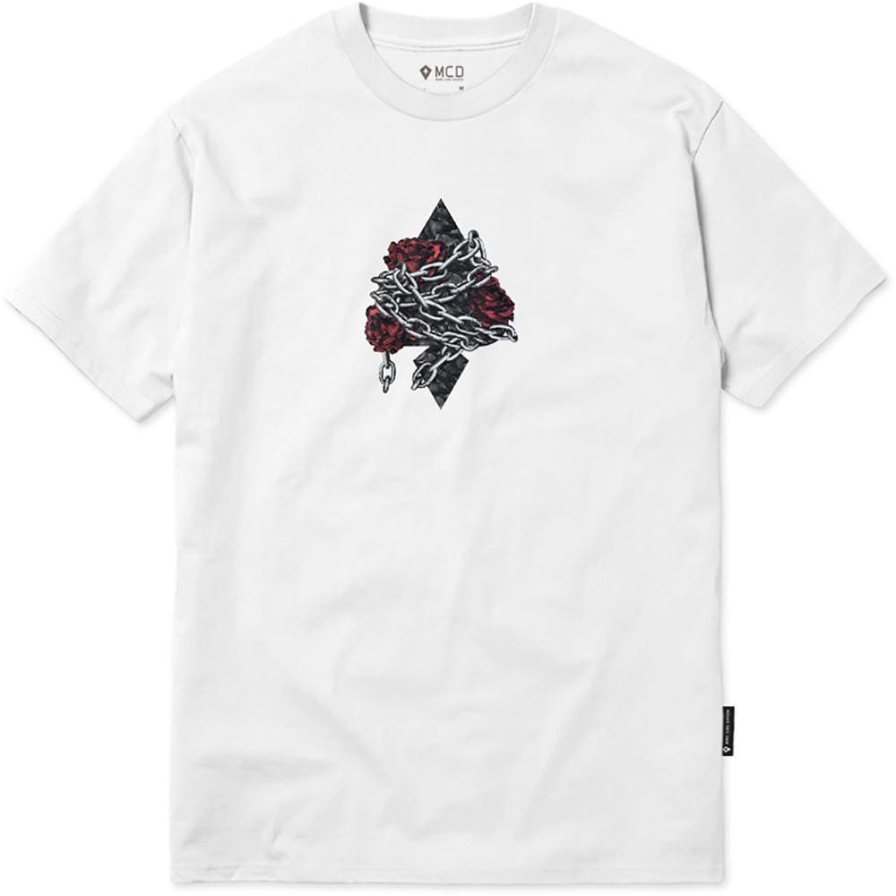 Camiseta MCD Espada Rosas Correntes SM24 Masculina Branco