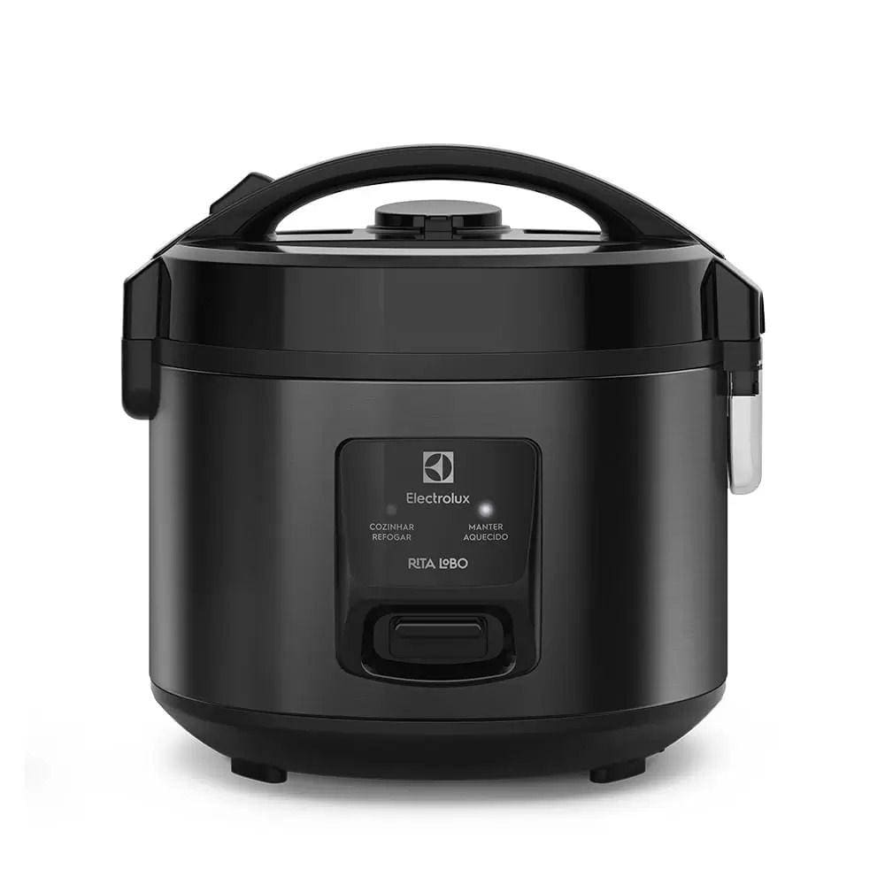Panela de Arroz Elétrica Electrolux 2L Inox Efficient 2 em 1 com Visor Rita Lobo ERC10 220v