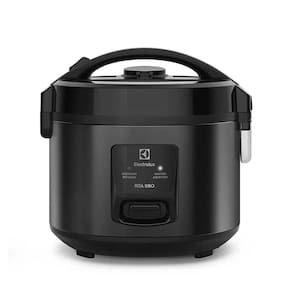 Panela de Arroz Elétrica Electrolux 2L Inox Efficient 2 em 1 com Visor Rita Lobo ERC10 220v