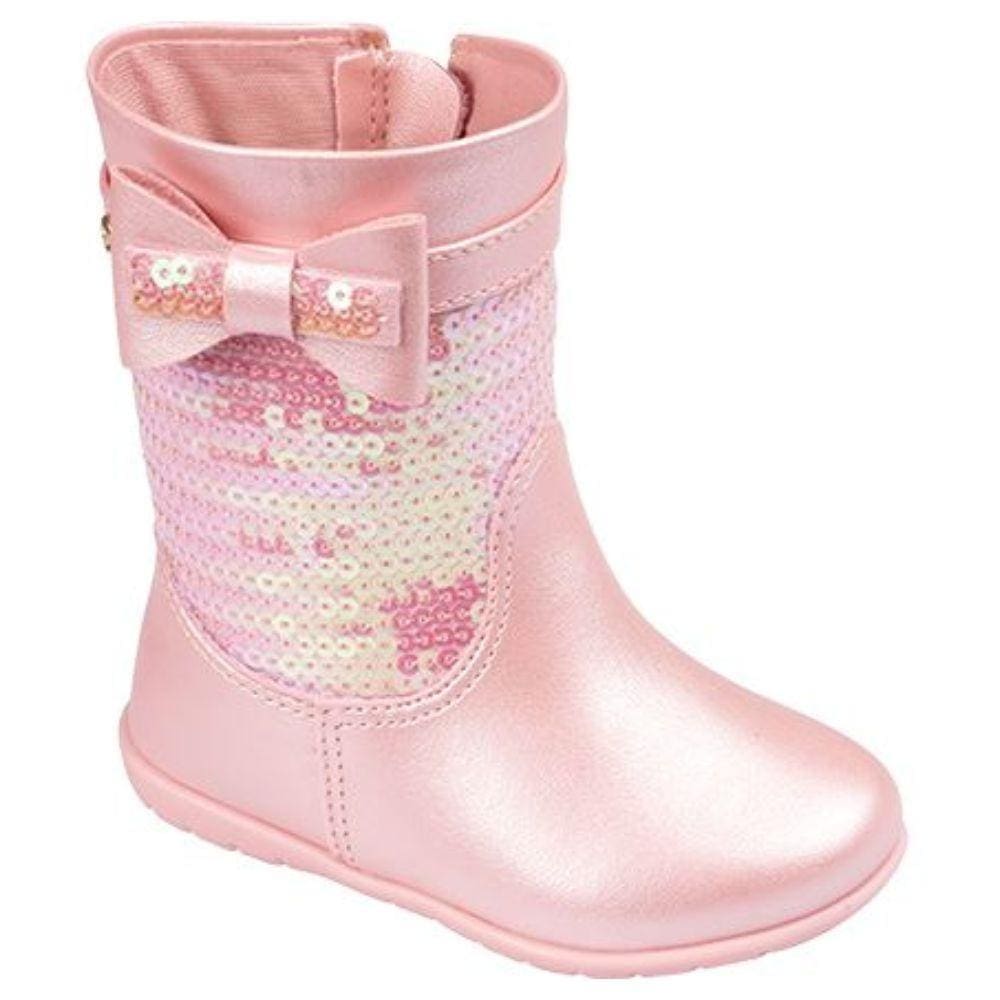 Bota Infantil Pampili Jujuba Rosa Glace 367150