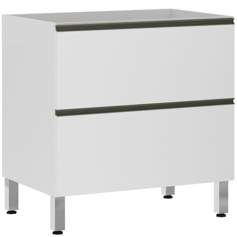 Balcão Sem Tampo 80cm Basculante Branco